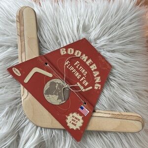 Birch Wood Boomerang - Left Handed